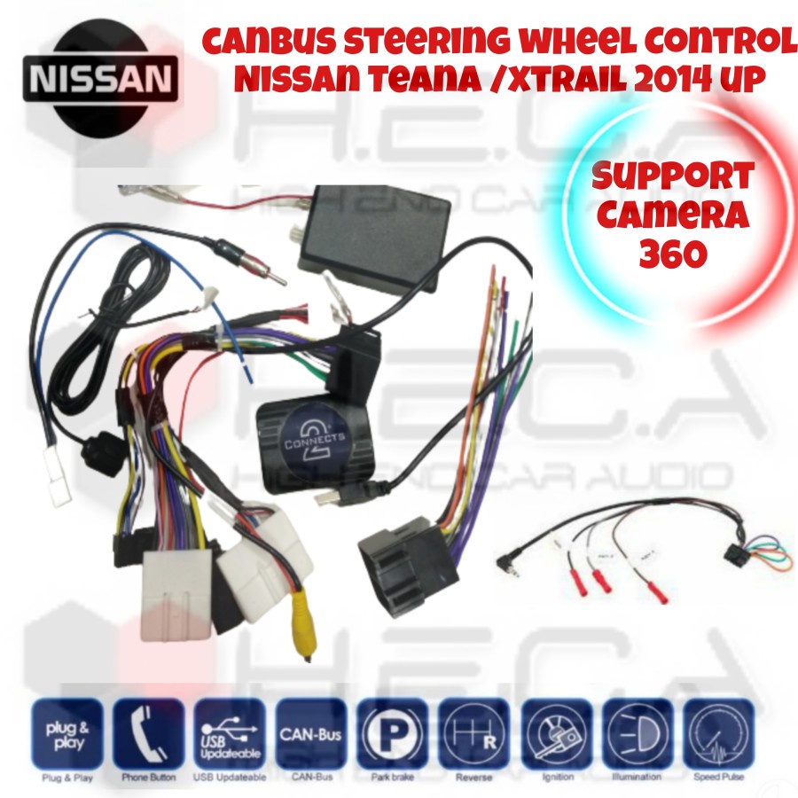 Can-Bus Canbus Steering Module Remote Steer Modul Remot Stir NISSAN TEANA / NAVARA / X-TRAIL 2014