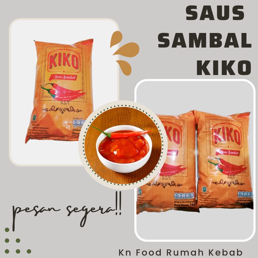 

1 Kg - Sambal Polos Delmonte, sambal kiko.