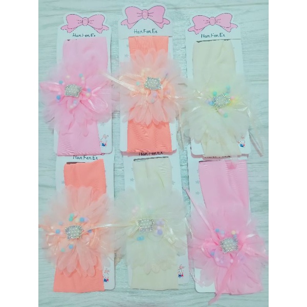 SALE....bandana bando bayi elastis pita ikat kelinci
