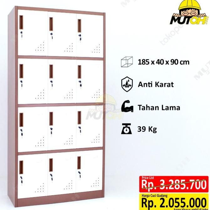 Loker besi Locker Besi 12 Pintu