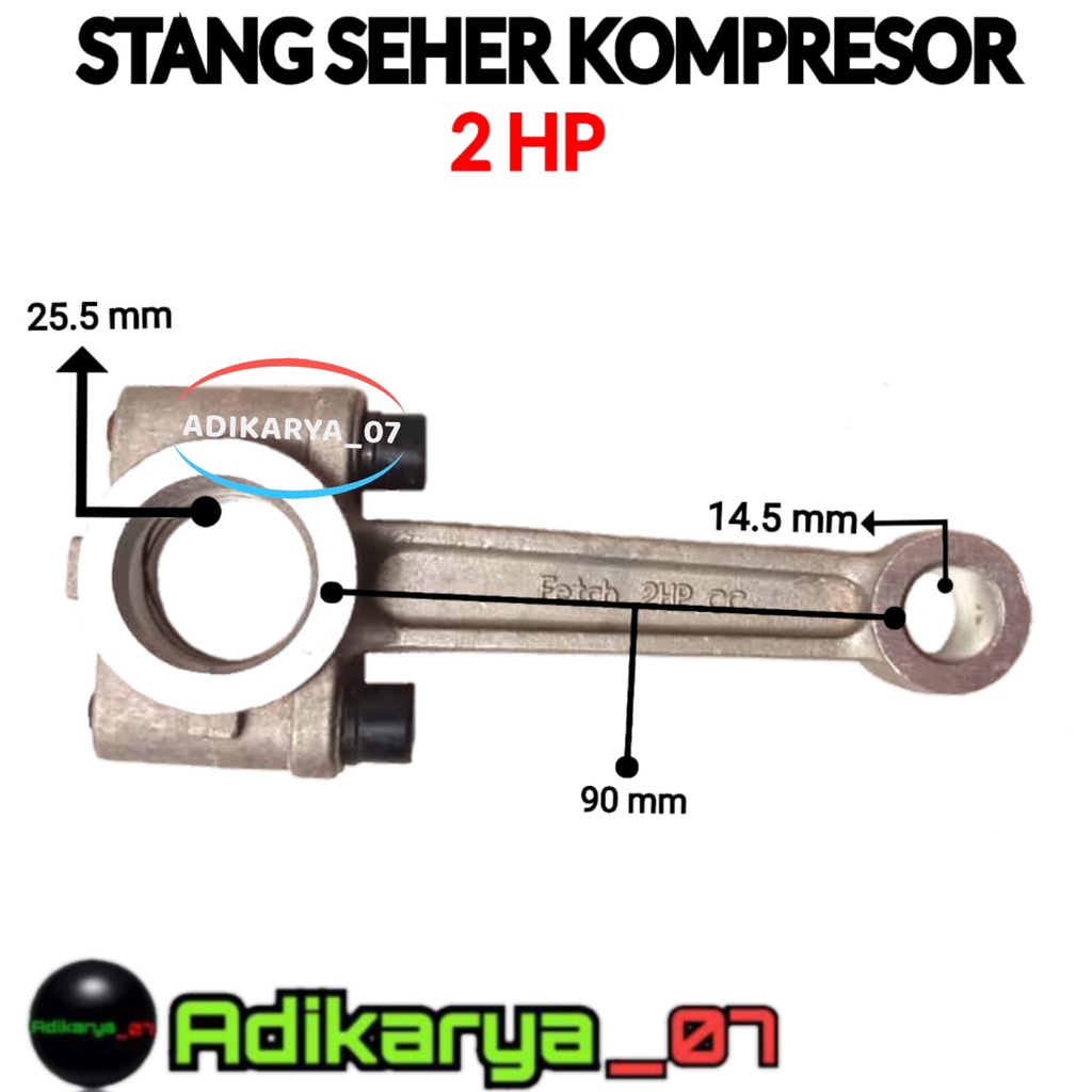 Stang seher kompresor conrod stang seher kompresor SHARK 2 hp piston kompresor 2 hp