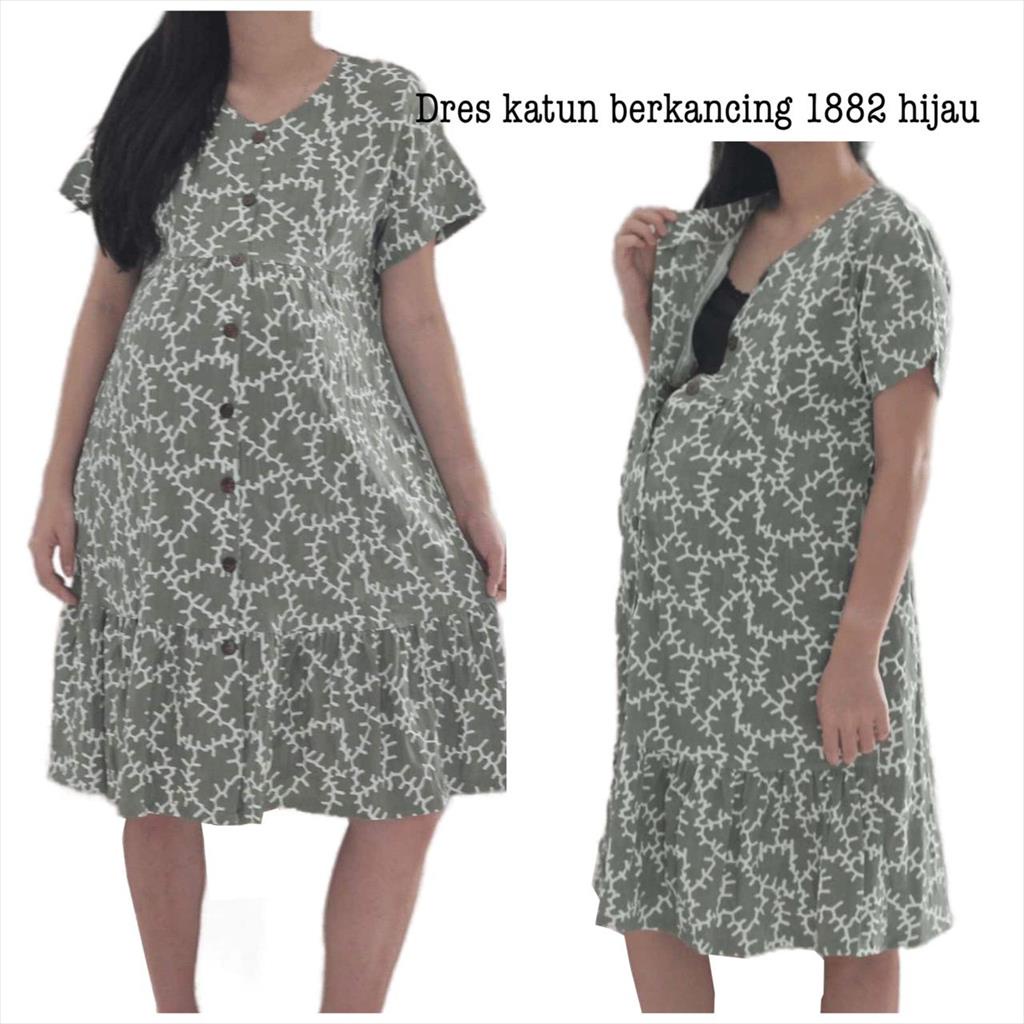 Dress Katun Berkancing 1882