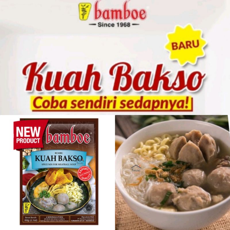 

BAMBOE Bumbu Kuah Baso 60g