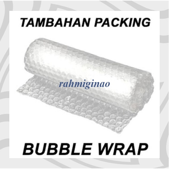 

Bubble Wrap Tambahan Packing supaya Aman (khusus untuk yang beli barang saja)