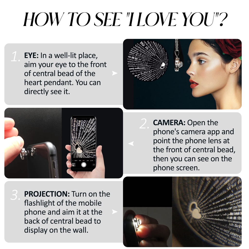 Topspo Tkalung cewek kotak hadiah Diawetkan Mawar Asli 925 Sterling Silver I Love You Kalung 100 Bahasa Buatan Tangan Kalung Hadiah Set I untuk Gadis Wanita Hari Ibu Ulang Tahun Ulang Tahun Hari Valentine Natal Bunga Mawar Asli Paket Hadiah Set Merah