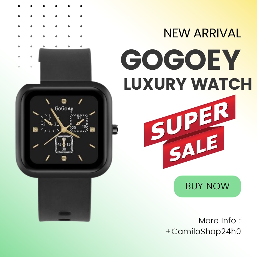 GOGOEY LUXURY WATCH Jam tangan mewah Luxury Watch Fashion jam tangan tahan air Korean watch hot tren