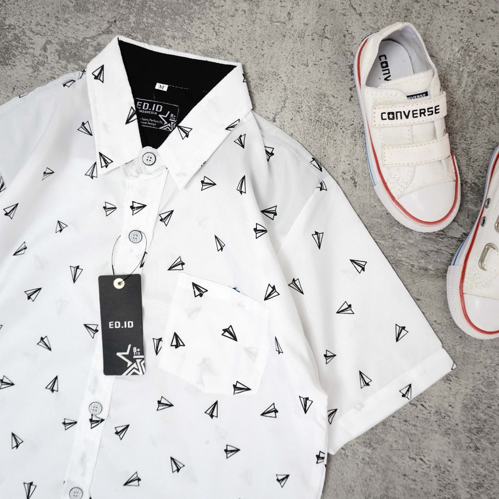 MOKOKOMO kemeja anak laki-laki Mercy kemeja anak Lengan pendek Fashion Anak Terbaru