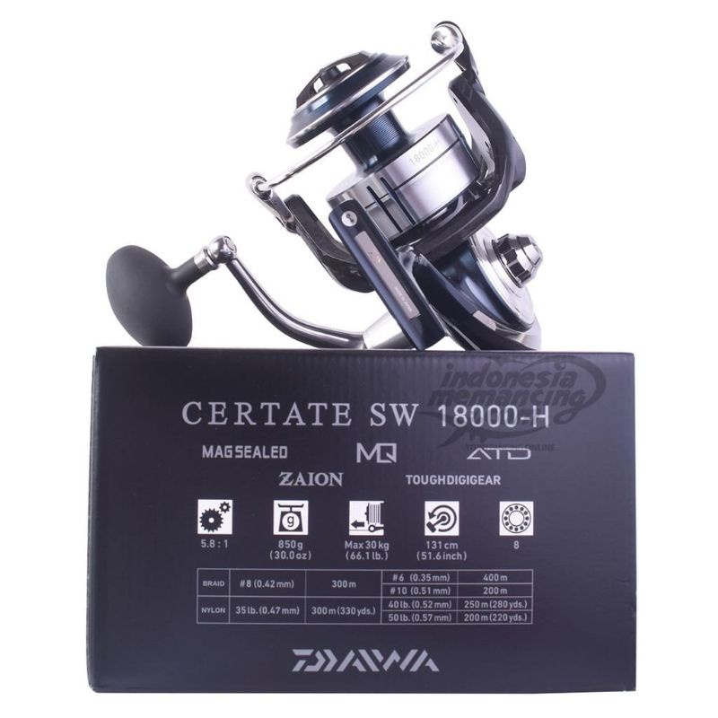 Reel SPINNING DAIWA CERTATE SW 18000H NEW 2021 JAPAN