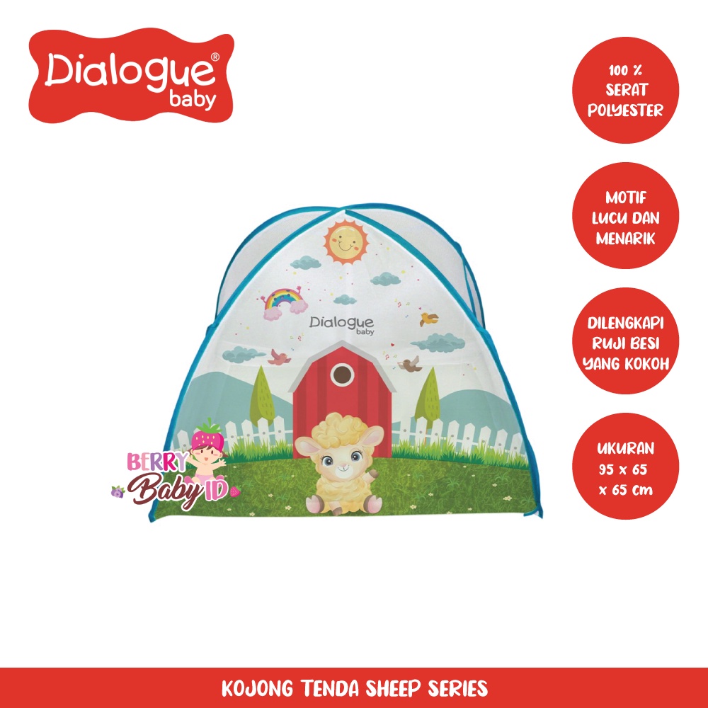 Dialogue Kojong Tenda Kelambu Bayi Lipat Anti Nyamuk Mosquito Net Berry Mart