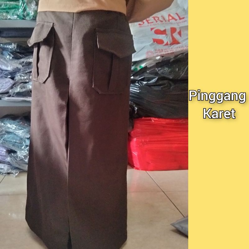 Rok Kulot panjang Untuk Sd/Smp/Sma Seragam Sekolah