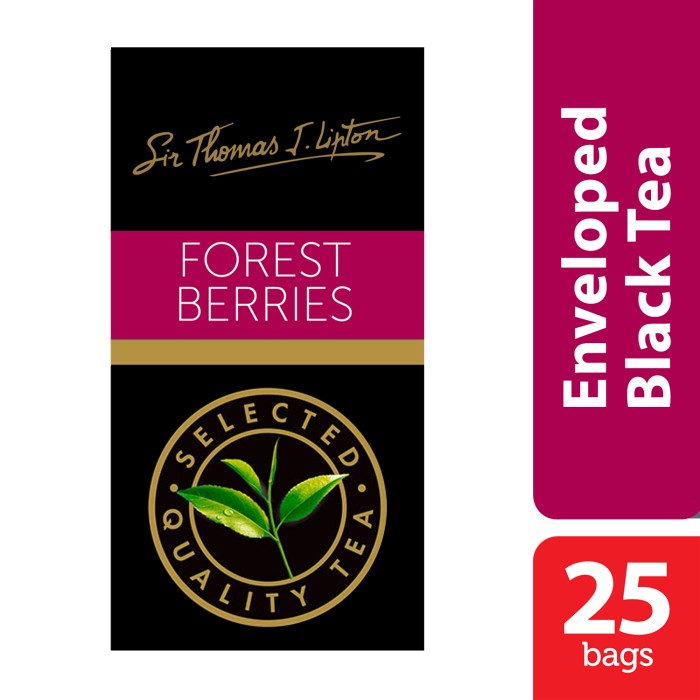 

Discount Lipton Forest Berries Stl 25x2g /TEH DIET/TEH PELANGSING/TEH HIJAU/TEH JATI CINA/TEH JAGUNG