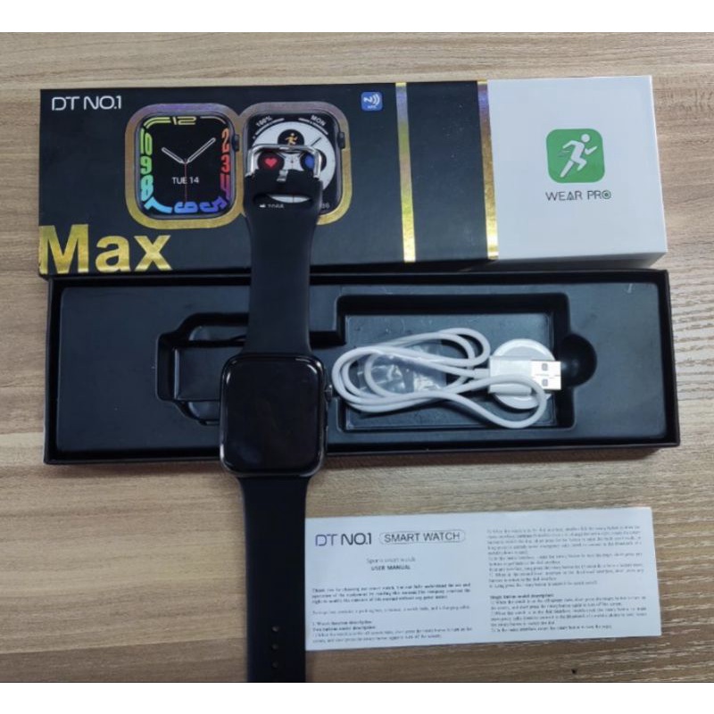 DT NO 1 DT8 MAX SMARTWATCH NFC GAME ALWAYS ON DISPLAY ORIGINAL