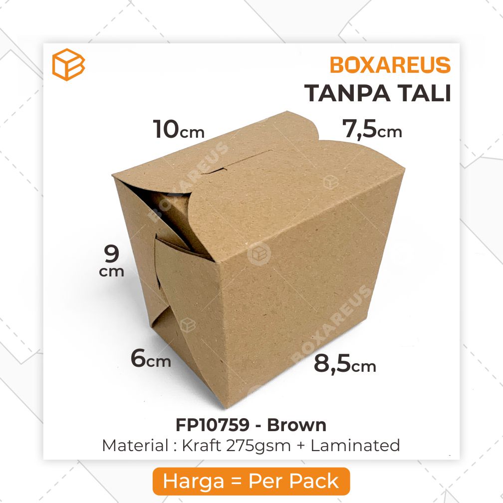 Box, Dus, Kemasan, Packaging, Food Pail - FP10759 TANPA TALI (50pc)