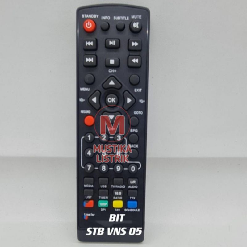 REMOTE SET TOP BOX UNIVERSAL | REMOTE CONTROL STB | REMOTE STB EVERCROSS | REMOTE STB LUBY | REMOTE 