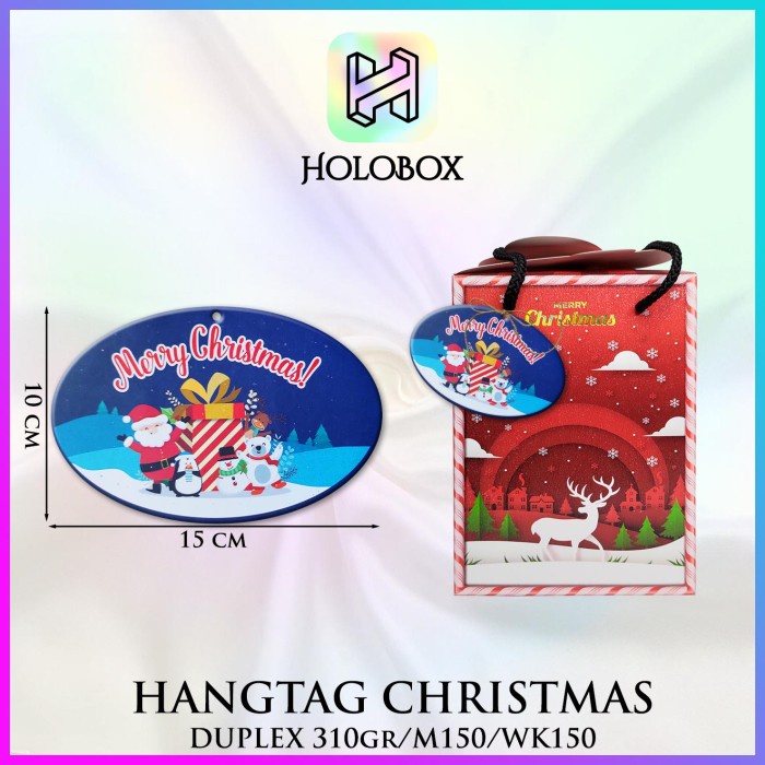 

Hangtag Natal/Hangtag Merry Christmas/Aksesoris Natal/Hiasan NatalH143