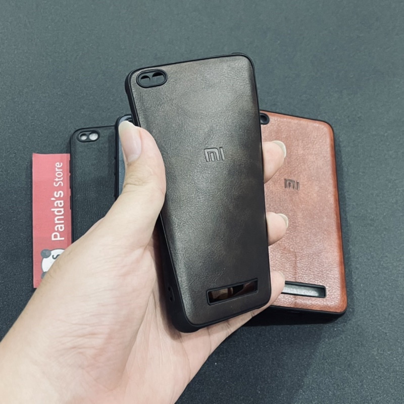 Leather Case Redmi 5A Softcase Kulit Elegan Casing Slim Fit