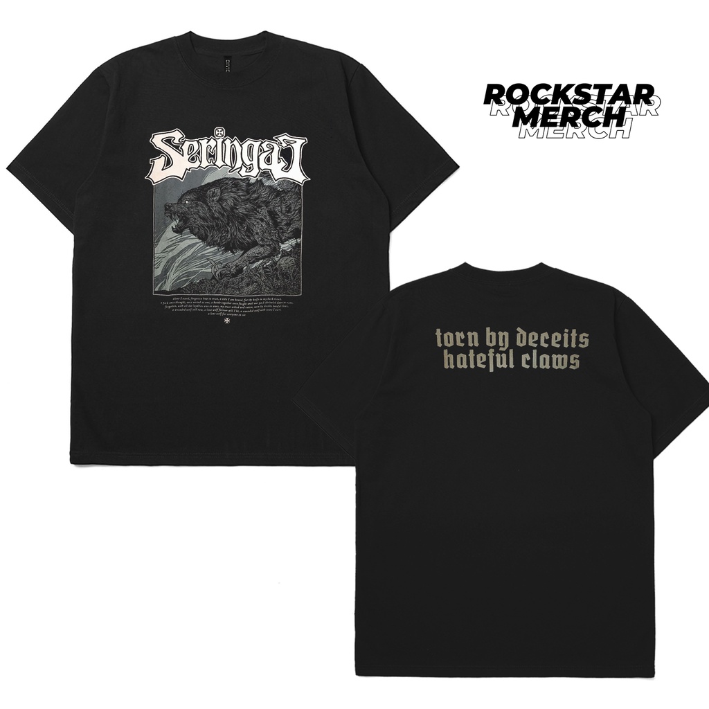 T-shirt Band Seringai - Lone Wolf