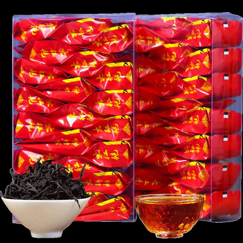 Gift Box Chines Tea Da Hong Pao 125gr Teh Cina Dahongpao Box mika/pvc