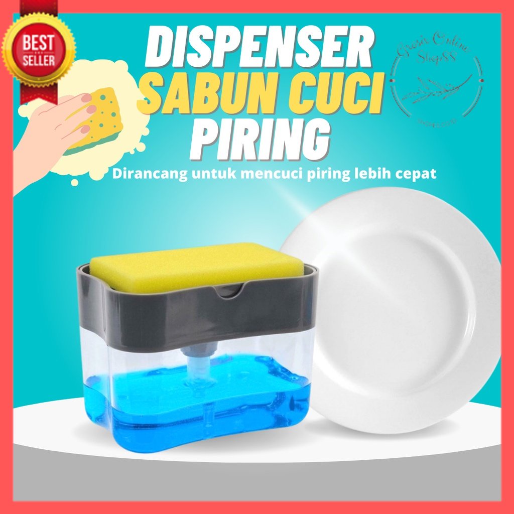 GOS A301 - Dispenser sabun cuci piring busa  Dispenser sabun Spon