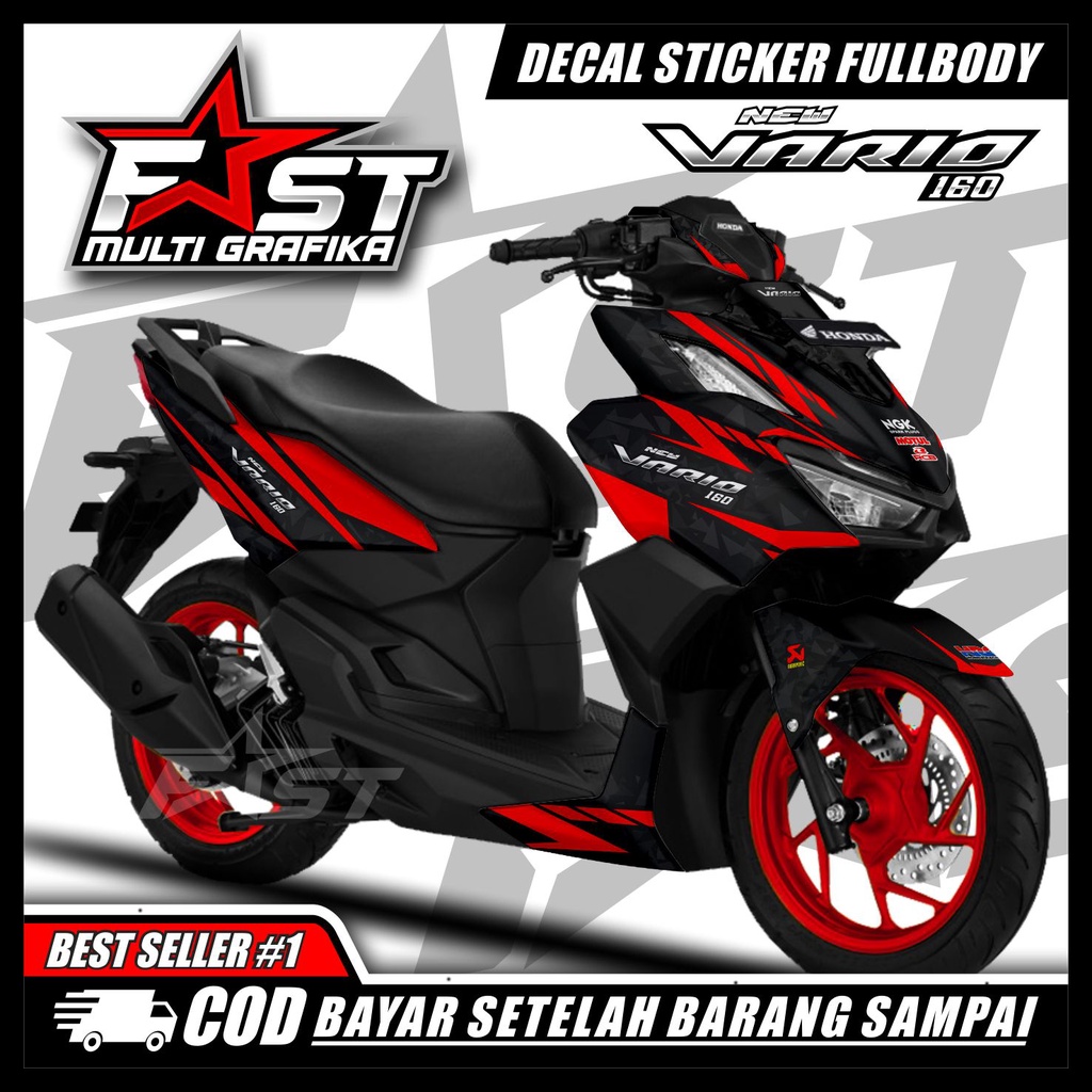 Stiker Vario Fullbody Decal Vario New 160 2022 Stiker Honda Vario 160 Decal Siker Striping Vario 160