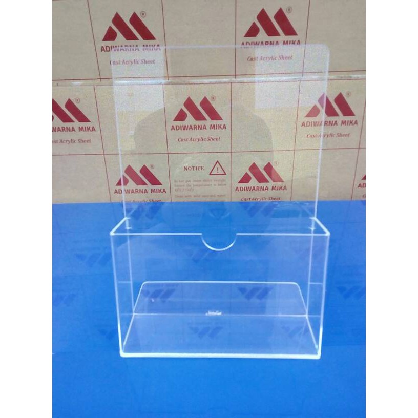 

READY Tempat brosur akrilik, Acrylic brosur holder A5 TERLARIS