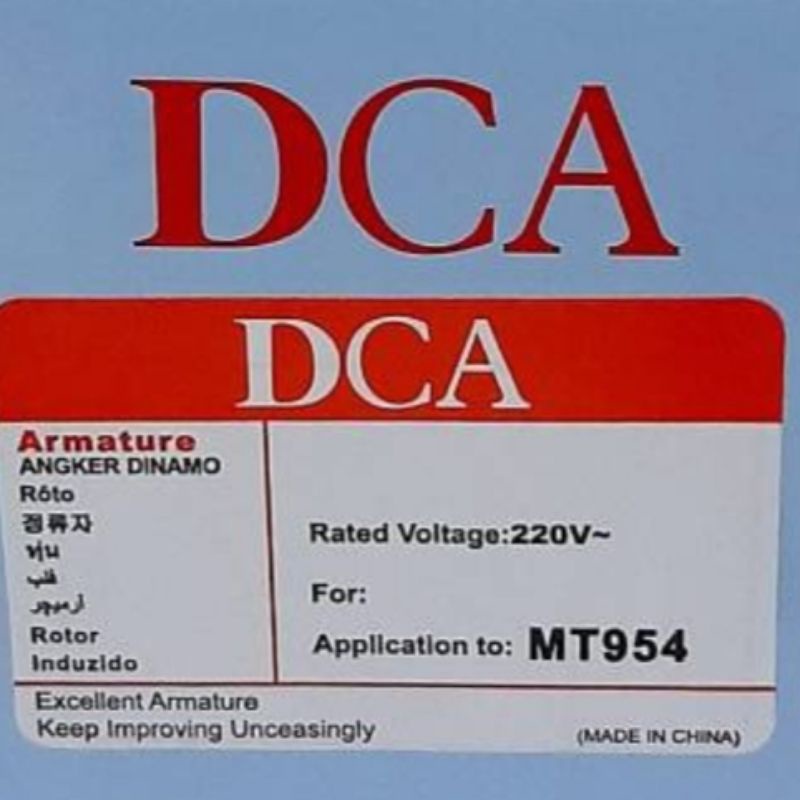 DCA armature/ angker gerinda MT 954 Maktech original part