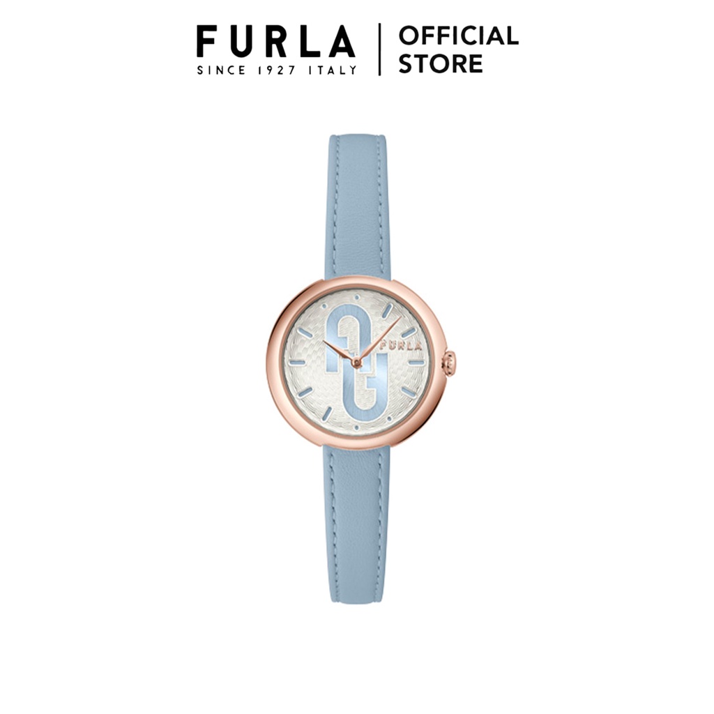 FURLA Cosy Rose Gold Tone Case Silver Dial Watch