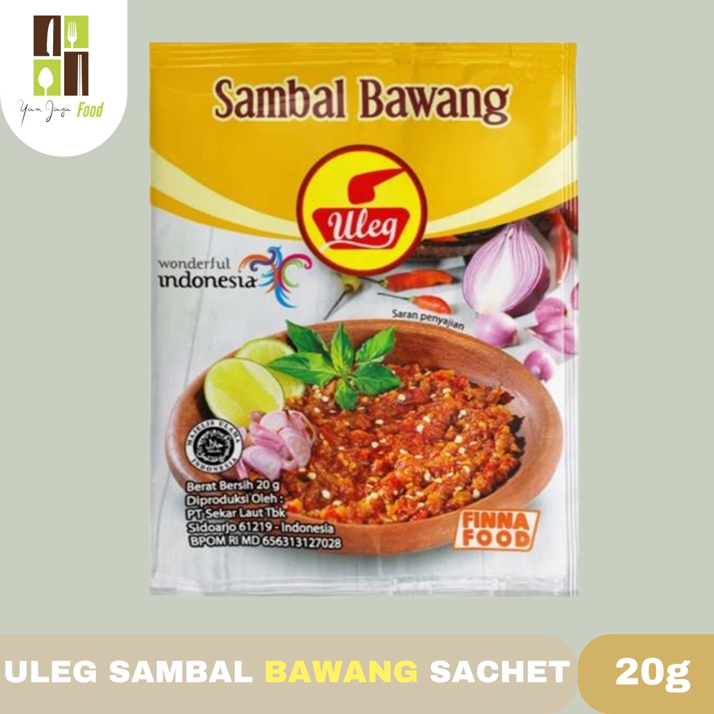 Uleg Sambal Bawang  Finna 20G  [Sachet] 10 pcs/ 1 RENCENG