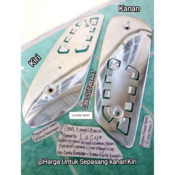 PANEL COVER TANGKI YAMAHA L2SN L2 SUPER L2SUPER ORIGINAL