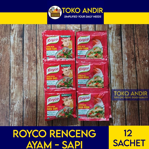 

Royco Ayam-Sapi Renceng (12 sachet)