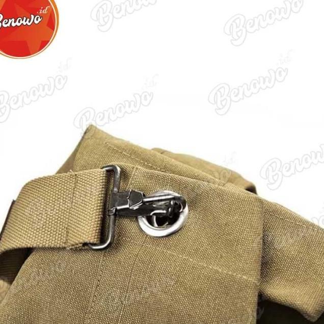 Tas Backpack Punggung Pria Bahan Kanvas Besar - Tas Outdoor TP01 - Hitam