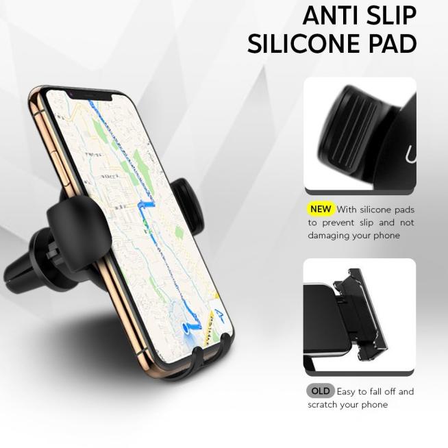 UNEED Car Holder Handphone Air Vent Smartphone Car Mount Holder UPH301