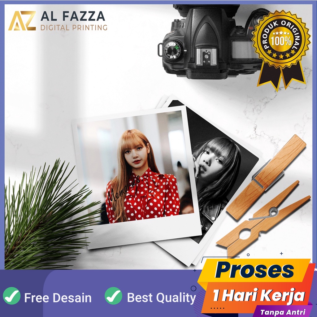 Jual Cetak Foto Polaroid 2R Glossy Photo Paper Tebal Berkualitas Dan