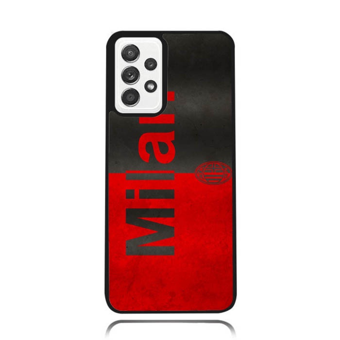 Case Casing Samsung Galaxy A33 A53 A73 A32 A52 A72 A31 A51 A71 5G AC Milan Soccer Font ND0938