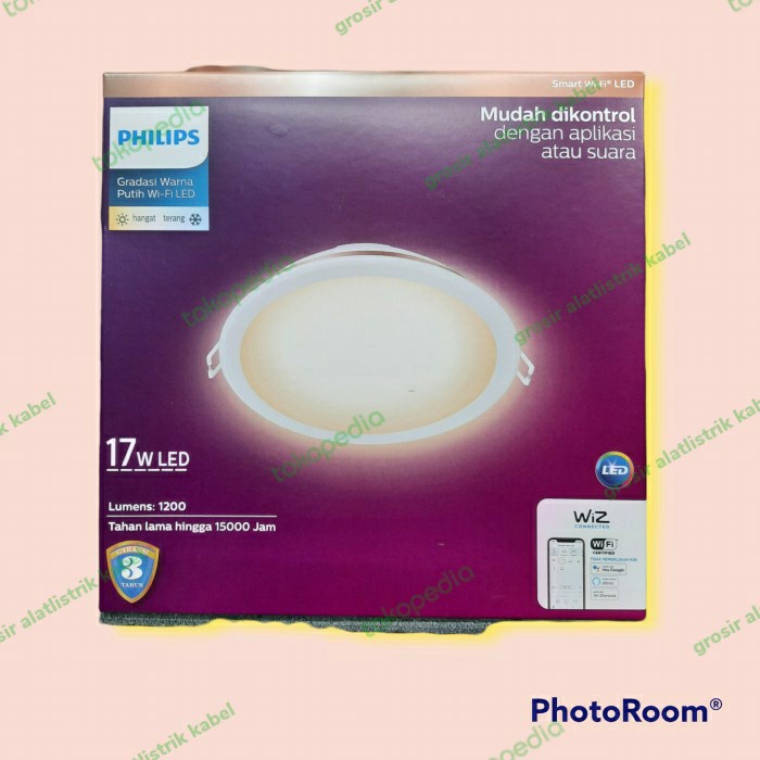 Smart Lamp Downlight Led 17W Wifi Smart Led Philips