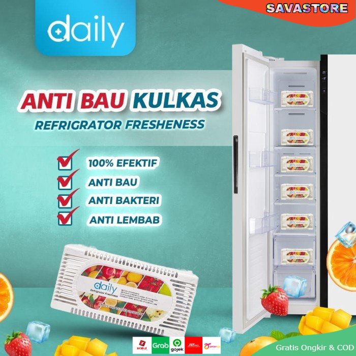 Daily Refrigerator Deodorize Box Penyerap Bau Tak Sedap Kulkas Anda