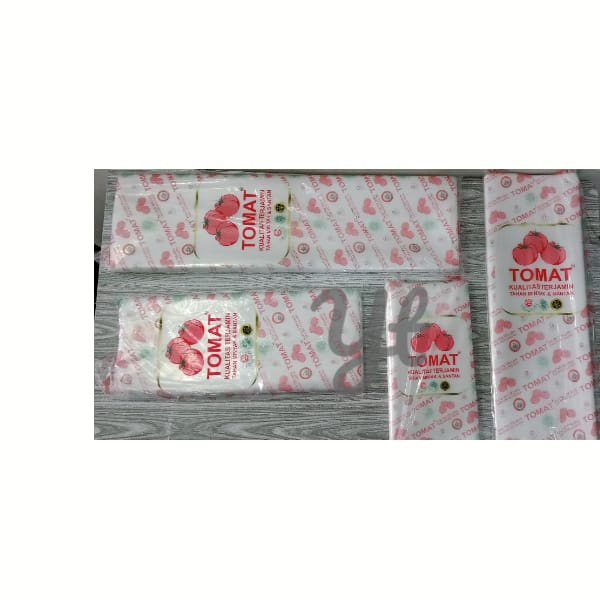 Plastik es PE Tomat 30x45 - 40x60 - 50x75 - 60x100 plastik Es 03 micron / plastik es kuat ,  melar ,
