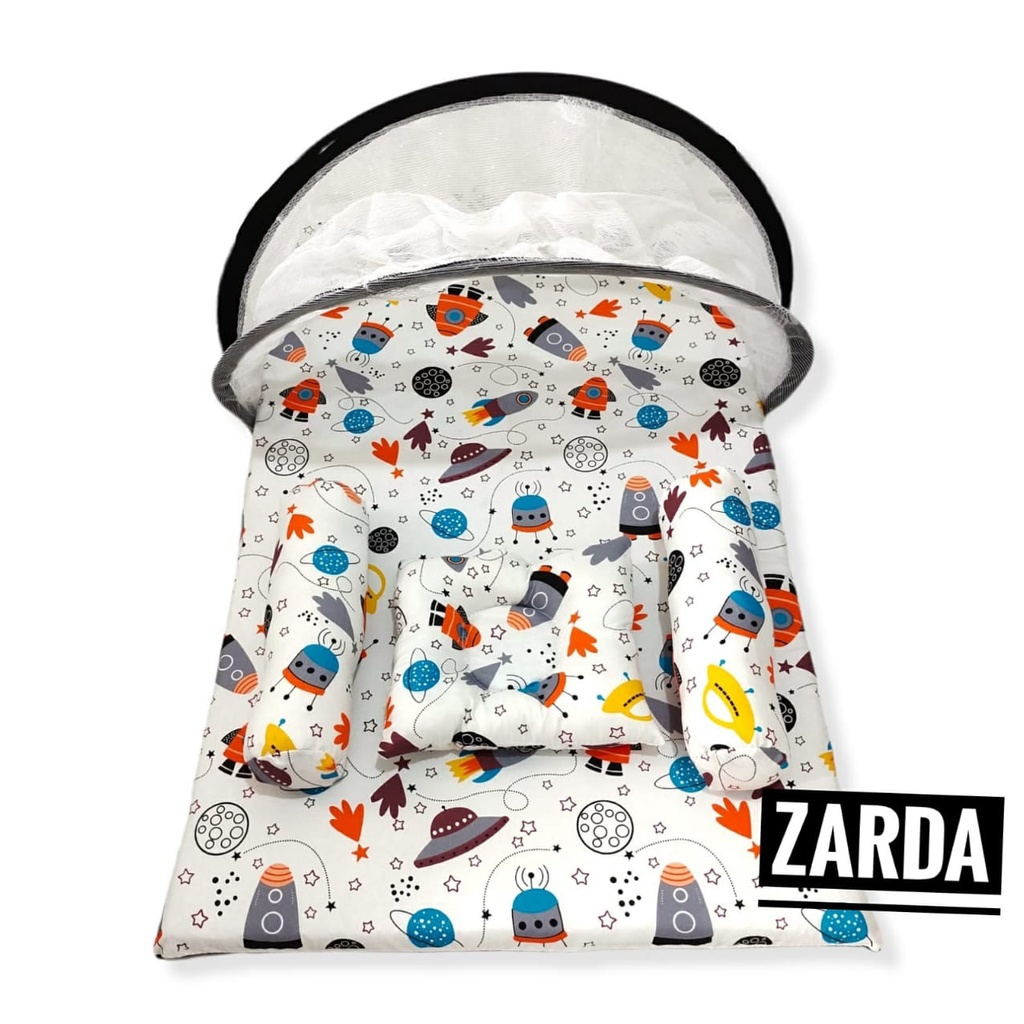Kasur bayi preimium model kelambu bisa dilepas free bantal guling