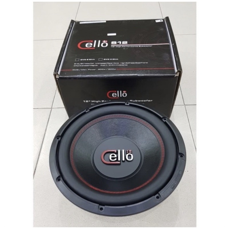 SUBWOOFER CELLO S-12 SPECIAL PROMO SUPER QUALITY