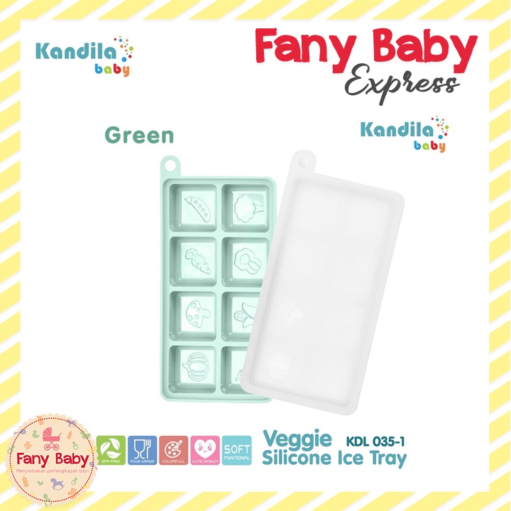 KANDILA BABY VEGGIE SILICONE ICE TRAY / KDL035-1