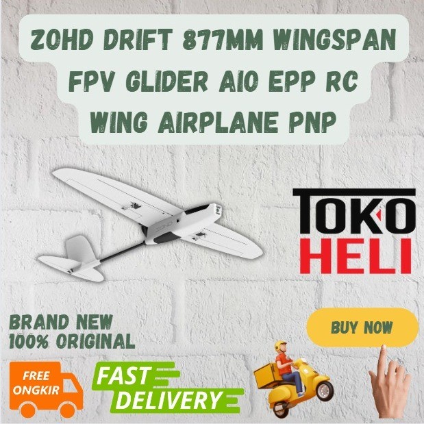 ZOHD Drift 877mm Wingspan FPV Glider AIO EPP RC Wing Airplane PNP