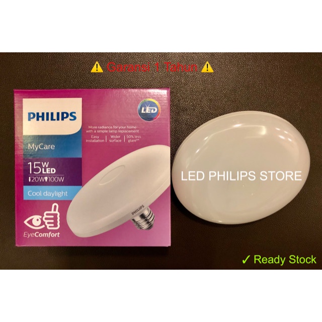 Bohlam Lampu Led Philips Ufo Ceiling 15Watt 15 Watt 15 W 15W Putih