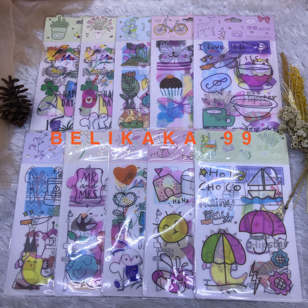 (4 LEMBAR) STICKER TEMPEL KARAKTER LUCU MODEL TAS GANTUNG ISI 4 LEMBAR / STICKER KARAKTER LUCU / STIKER TEMPEL / STICKER MODEL TAS/ STIKER GANTUNG / STIKER TAS / STICKER ANAK