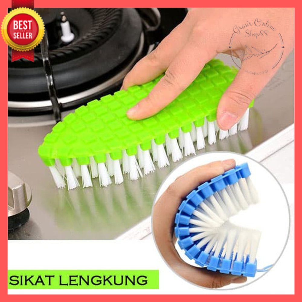 GOS - D103-Sikat  Lengkung Lantai / Sikat WC Lengkung / Toilet Brush Kloset Fleksibel