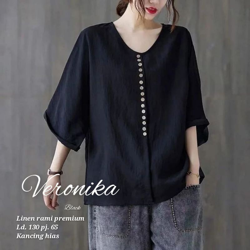 VERONICA JUMBO LD 130 CM BLOUSE WANITA TEEBARU