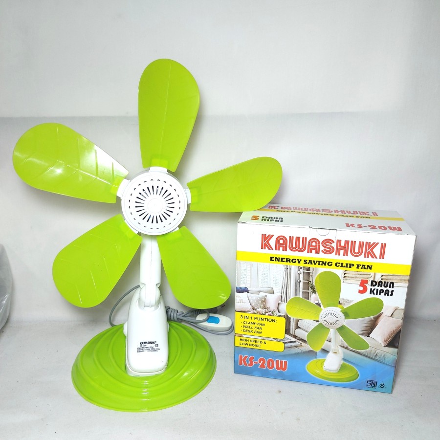 Kipas Angin Kawashuki KS-20w Multifungsi 3in1 Dengan 5 Daun Kipas Daya 20w Bayar di Tempat