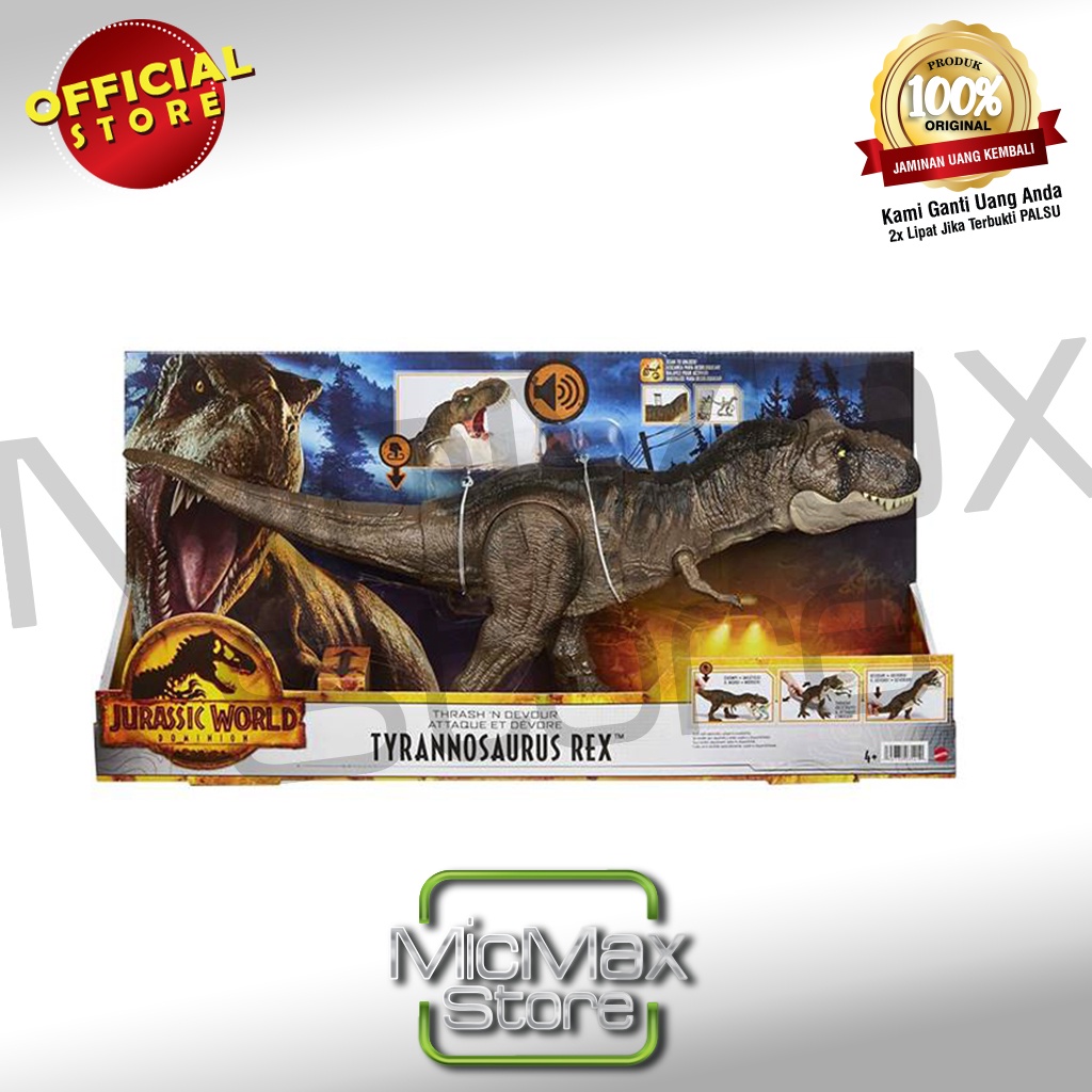 Jurassic World Dino Stomp N Escape Tyrannosaurus Rex Trex T Rex GWD67