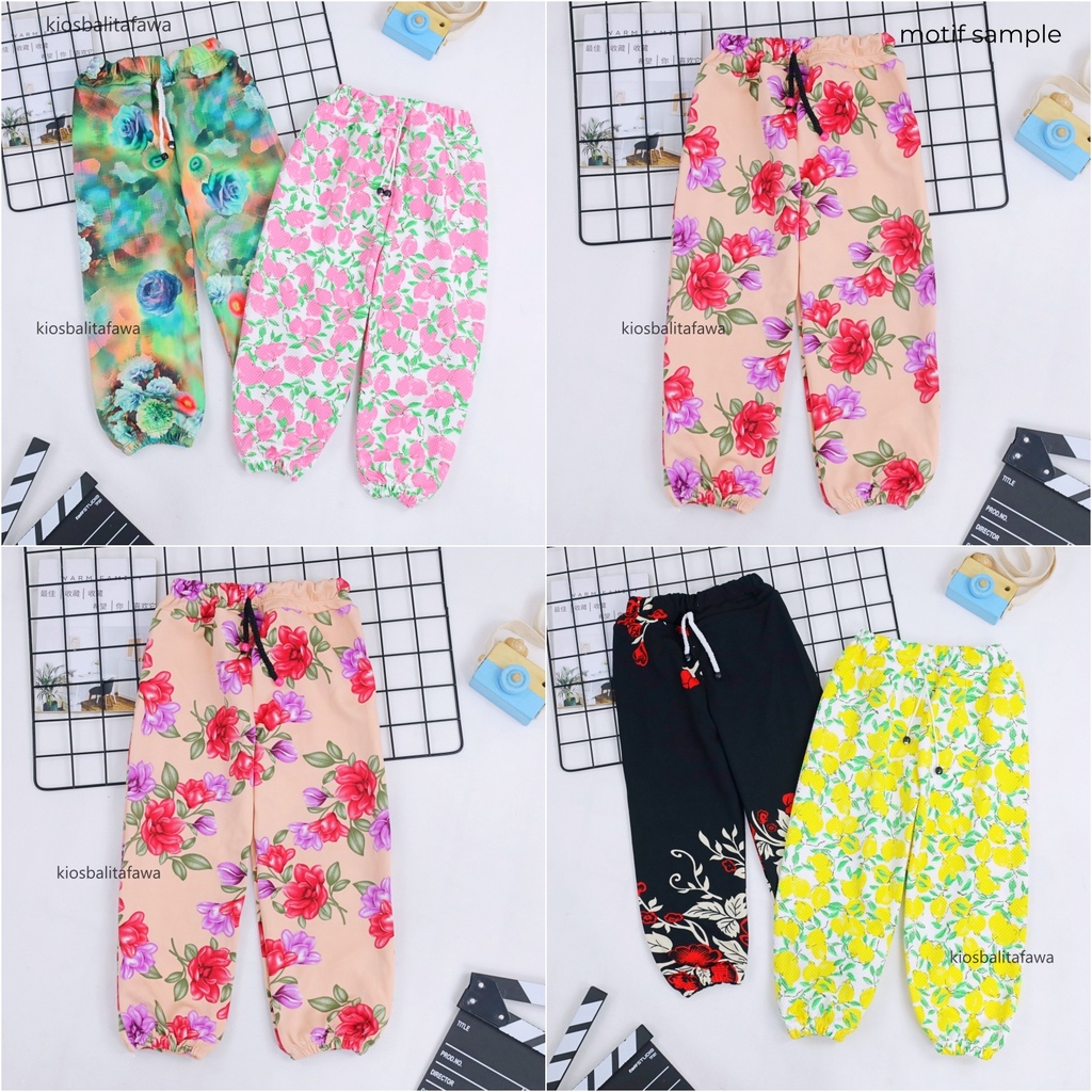 Jogger Anak Perempuan Uk 1-12 Tahun / Joger Pants Cewek Celana Panjang Anak Perempuan Grosir babycinnamon