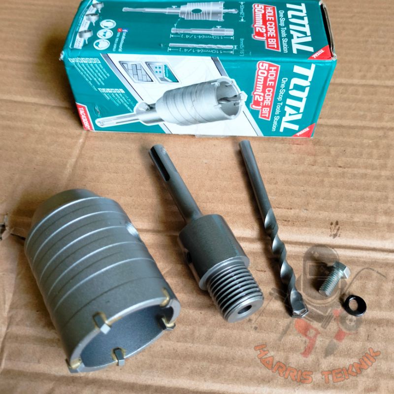 Mata bor pelubang hole saw holesaw beton tembok set SDS TCT 50mm 50 mm TOTAL TAC430501
