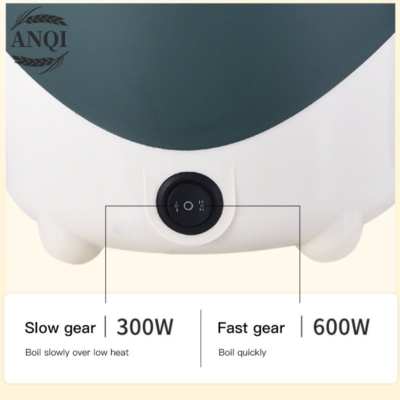 ANQI 1888 Panci Listrik Serbaguna Panci Anti Lengket 1.8L- Portable Fry Pan Free Kukusan VS-1855